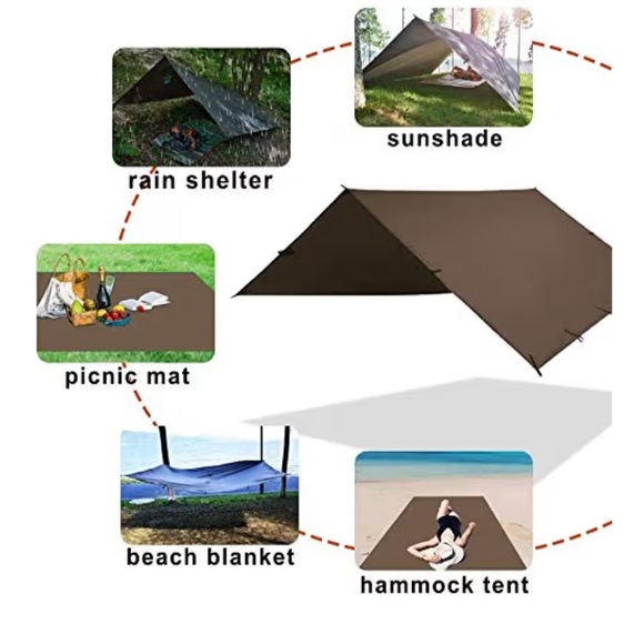Kalinco tarp for tent or shelter multiuse - Picture 6 of 7